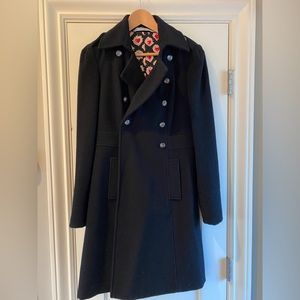 Diane Von Furstenberg Wool Double breasted princess coat women